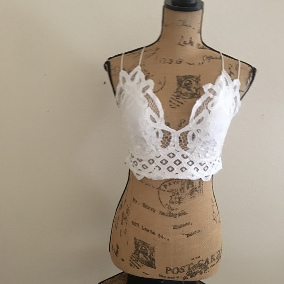 Free People One Adella white bralette - EBay - Picture 2 of 15